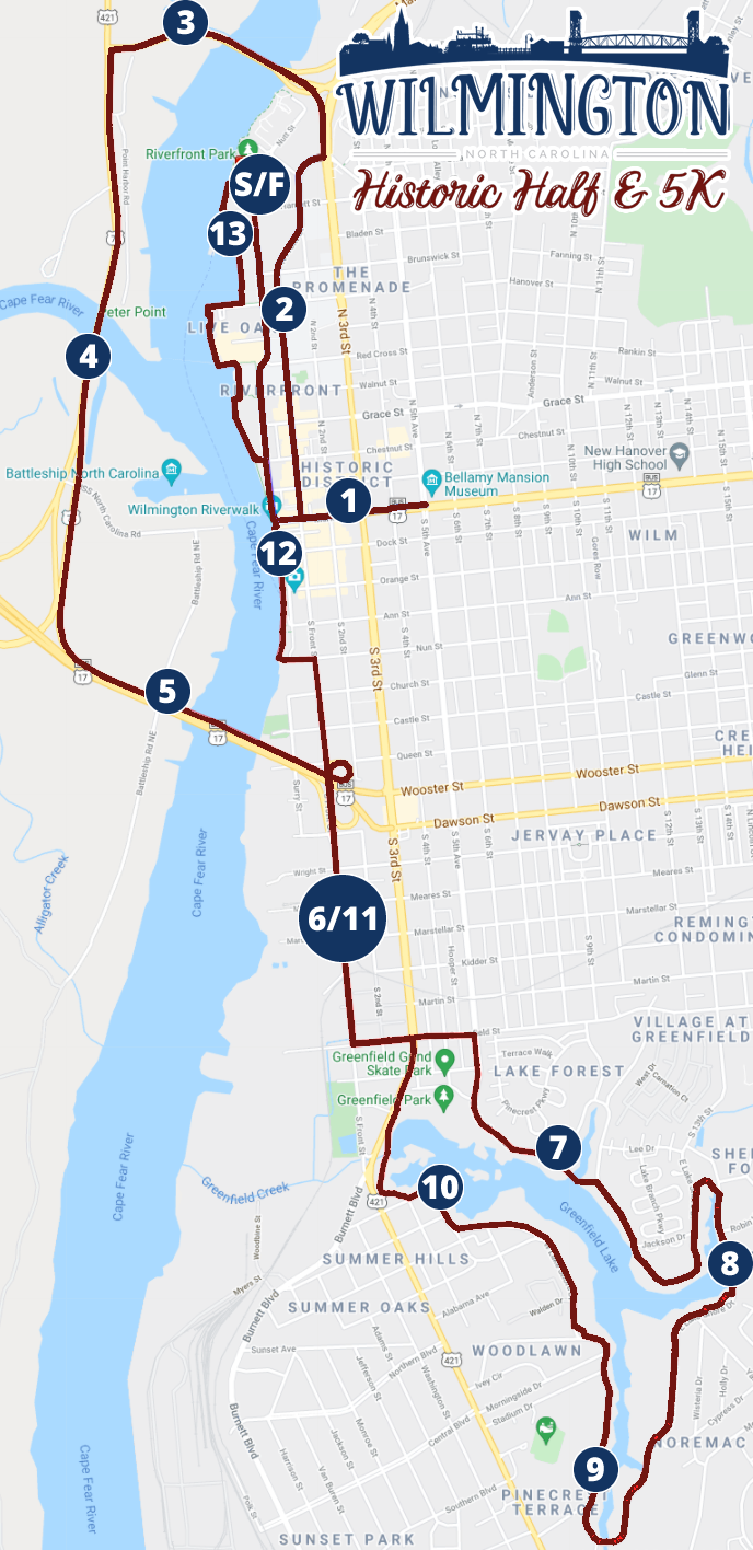 2021 Wilmington Historic Half Marathon PreRace Information Coastal