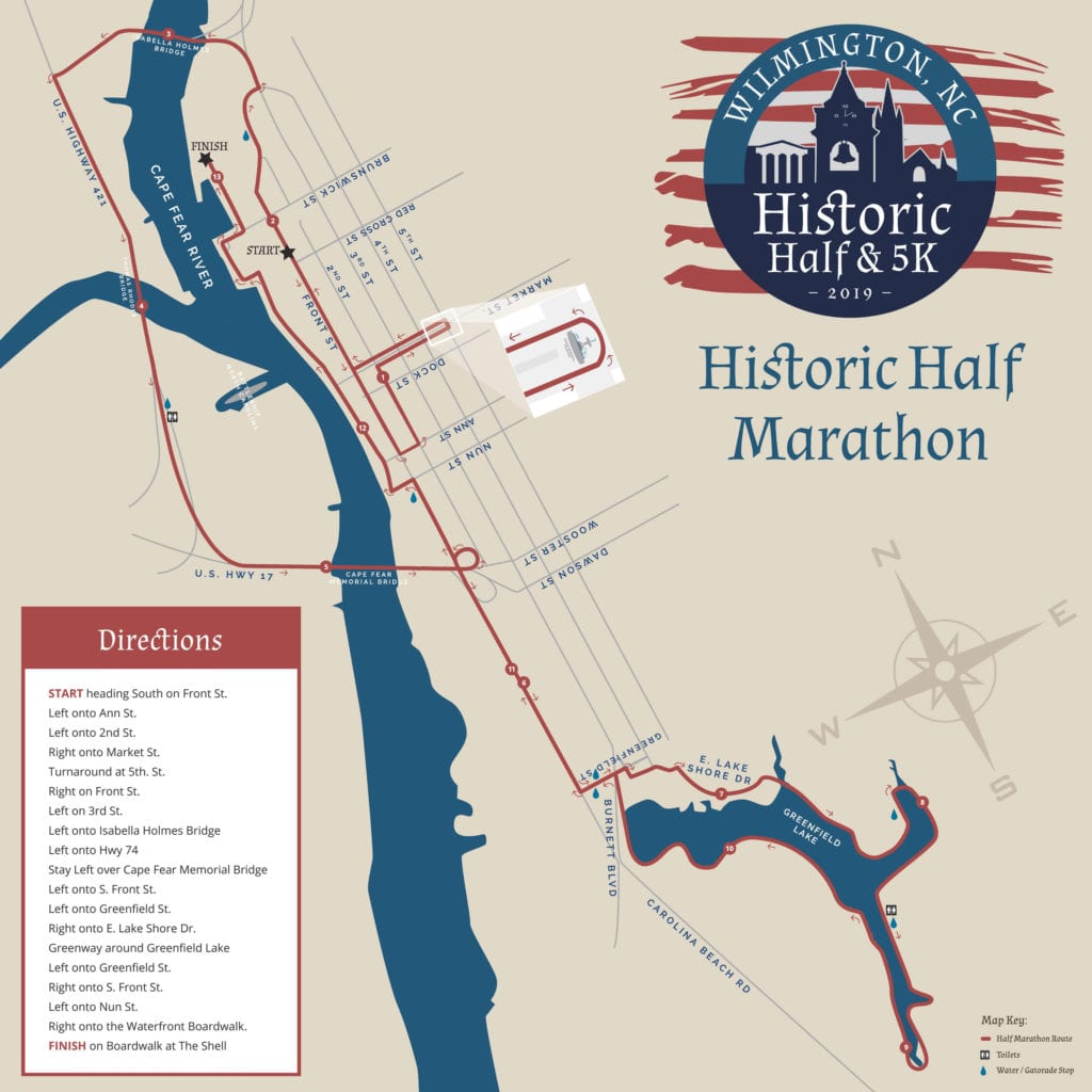 Wilmington Historic Half Marathon Course Information Coastal Race